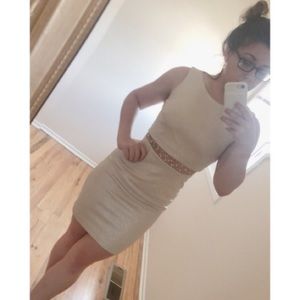 Metallic Sequined Dress